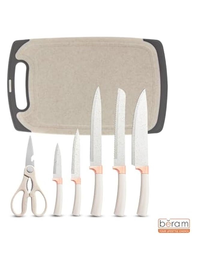 Beram 19 Piece Kitchen Utensil Set Heat Resistant Silicone with Wooden Handles Non Stick Cooking Tools Beige - Image 4